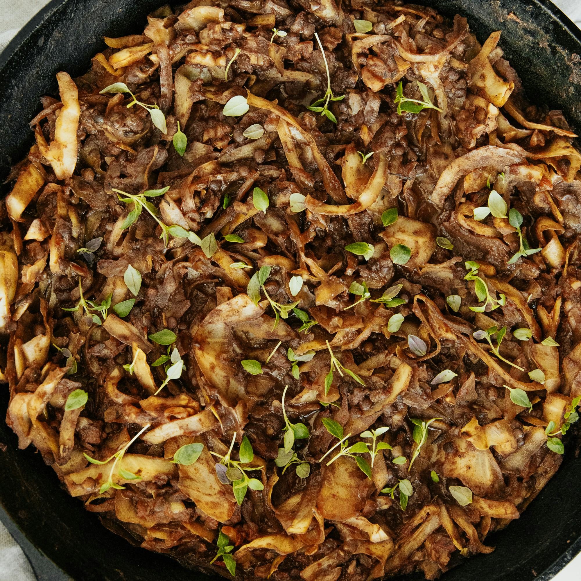 Chopped Cabbage Roll Skillet