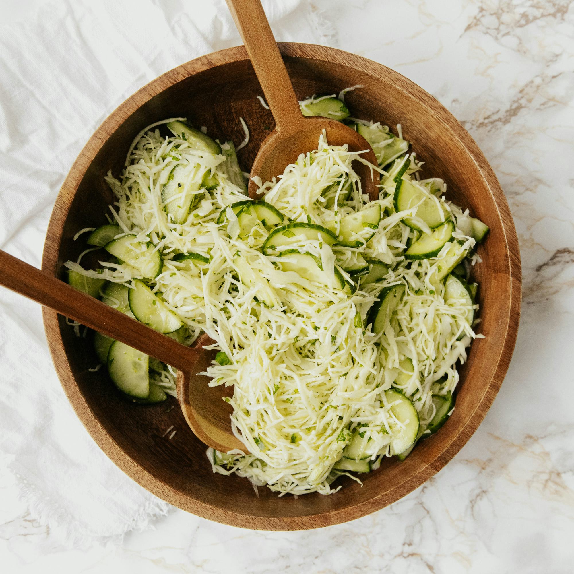 Minty Cucumber Salad